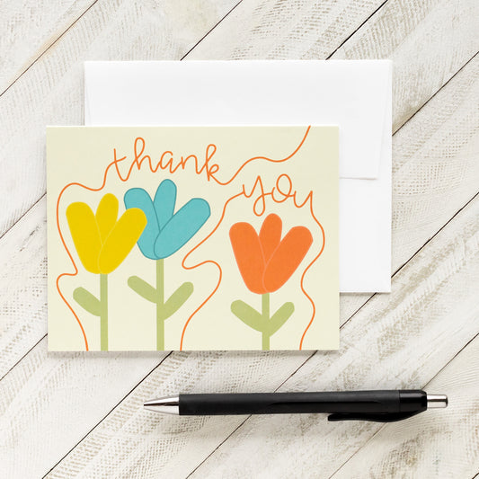 Tulip Thank You Card - 6 Pack