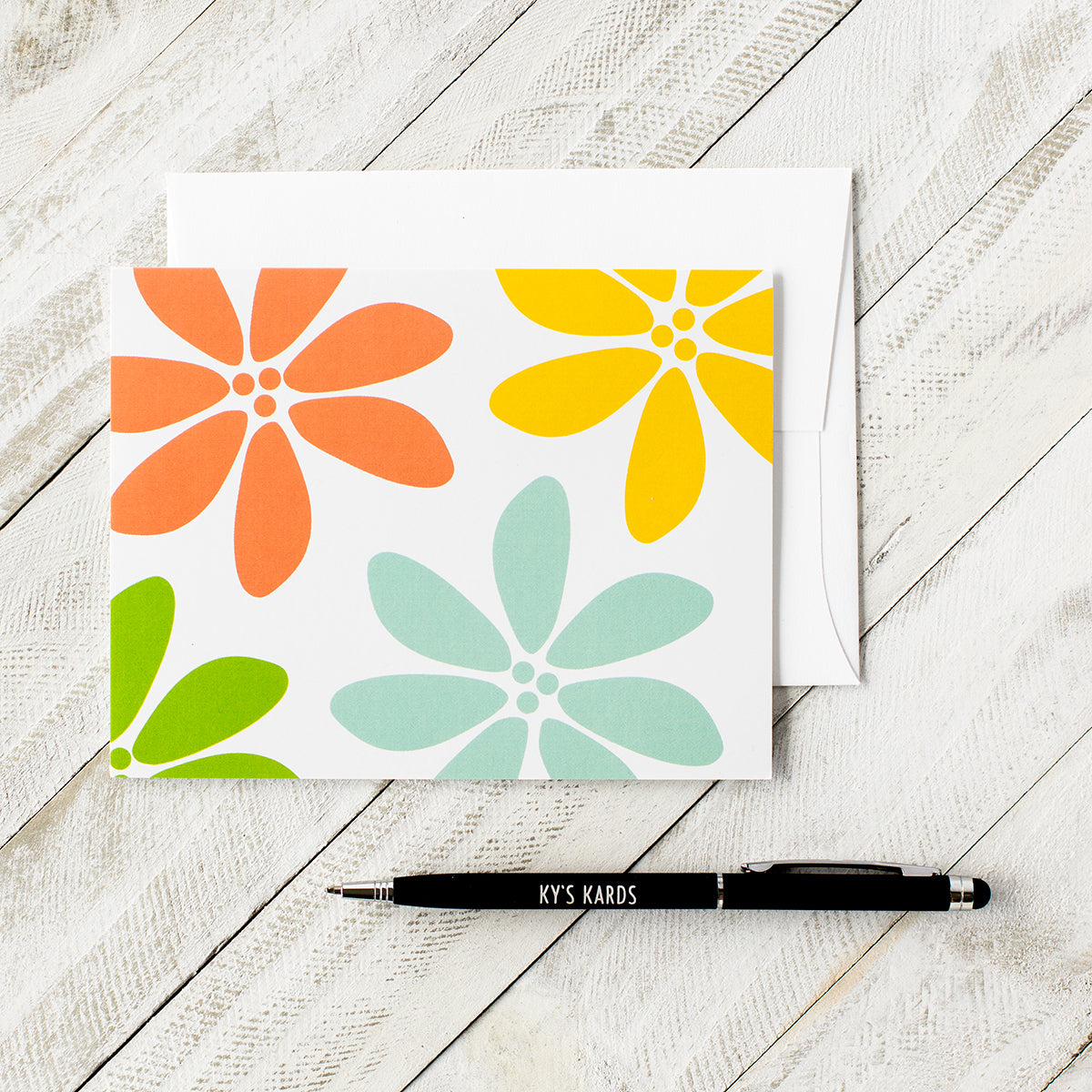 Funky Florals Card